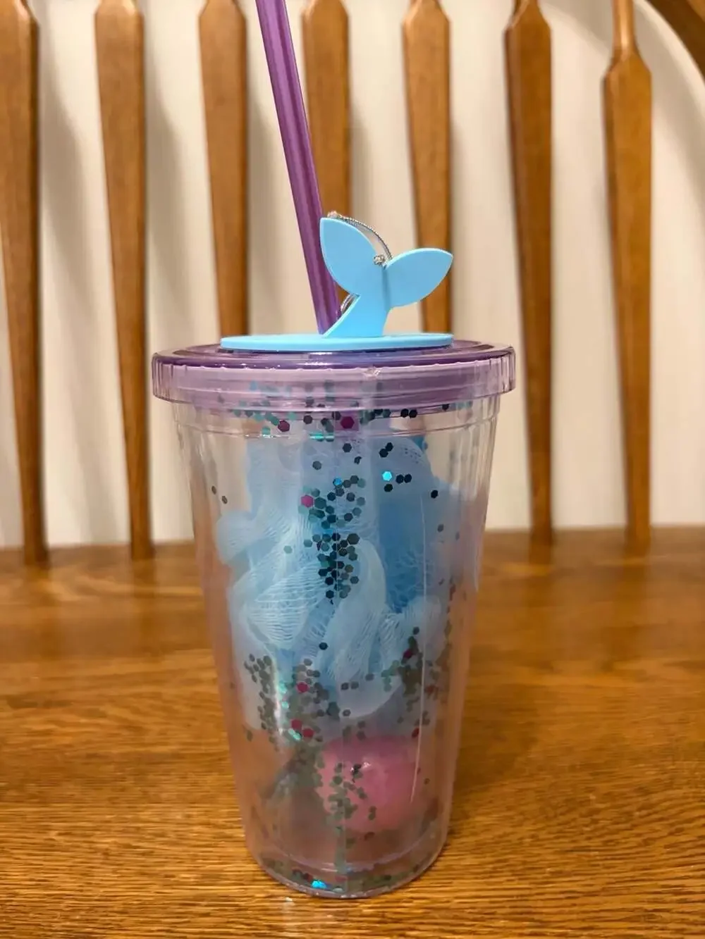 Narwhal Bath Bomb and Loofah Tumbler Gift Set